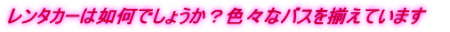 �����^�J�[�͔@���ł��傤���H�F�X�ȃo�X�𑵂��Ă��܂�